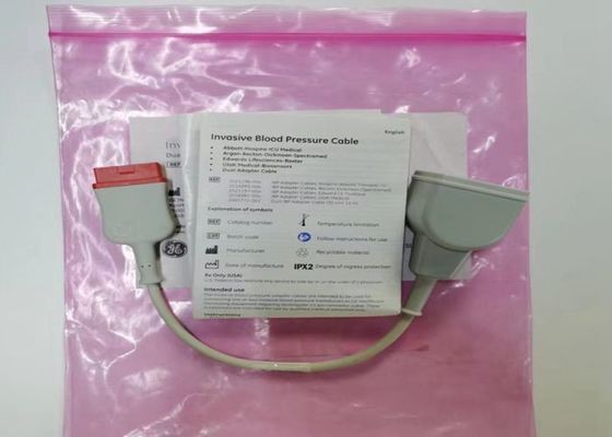 30cm GE Invasieve Bloeddrukkabels Met Dubbele IBP Adapter 2005772-001