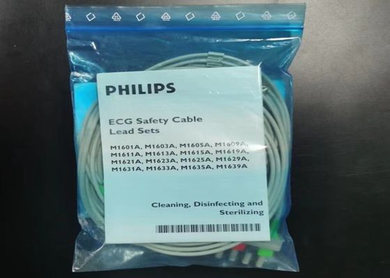 PHILIP M1623A Medisch apparaat verbruiksartikelen, 5 Lood EKG kabel 989803104511