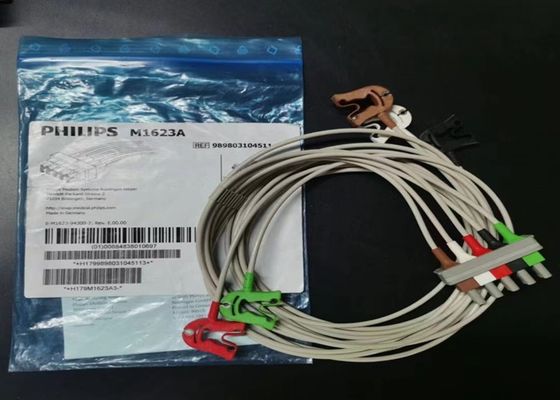 PHILIP M1623A Medisch apparaat verbruiksartikelen, 5 Lood EKG kabel 989803104511