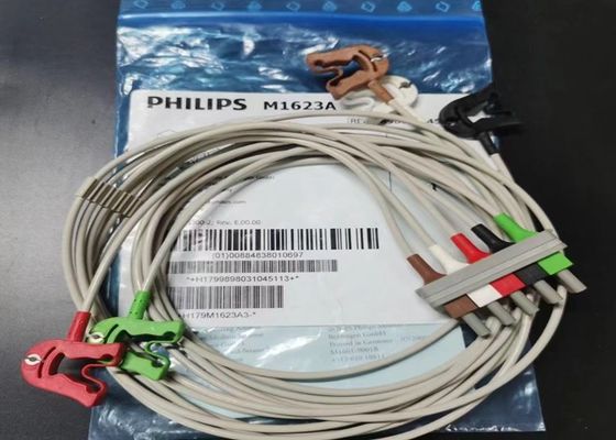 PHILIP M1623A Medisch apparaat verbruiksartikelen, 5 Lood EKG kabel 989803104511