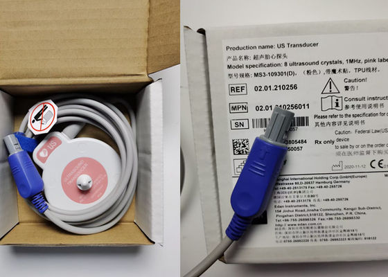 EDAN F6 Fetal Monitor Transducer MS3-109301 Dubbel slot 4 pin waterdicht IPX8