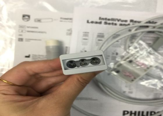 M1669A Interliveable herbruikbare 3 Lead ECG kabel aAMI/IEC 2.7M TPU materiaal