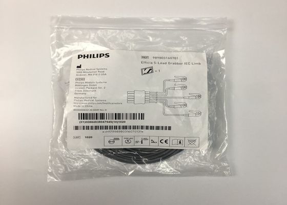 PHLIP Efficia Herbruikbaar 5 Lood EKG kabel IEC Limb Voor volwassenen