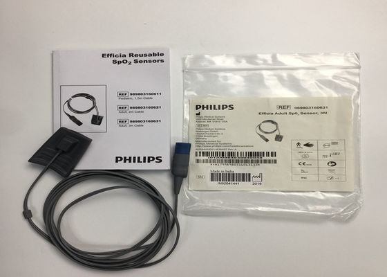 Phlip Efficia herbruikbare SpO2-sensor D-kop 8 pinnen 3M 989803160631