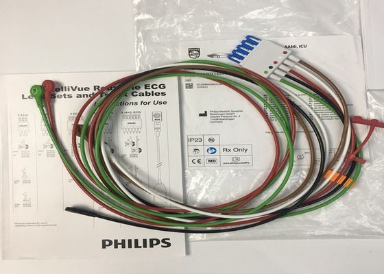 Phlip M1644A Intellivue EKG kabel 5 lood herbruikbaar 989803144991