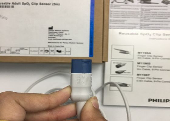 Phlip M1196A EKG vervangende onderdelen, Finger Clip Sensor 3M met 8 PIN connector
