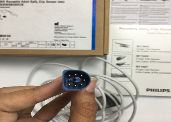 Phlip M1196A EKG vervangende onderdelen, Finger Clip Sensor 3M met 8 PIN connector