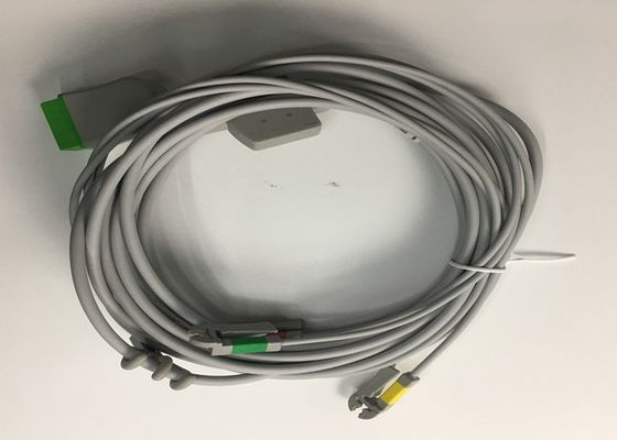 Multi Link EKG vervangende onderdelen Kabel 3 Lead met geïntegreerde Grabber Lead Wire 3.6M