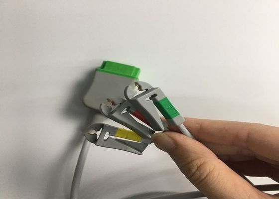 Multi Link EKG vervangende onderdelen Kabel 3 Lead met geïntegreerde Grabber Lead Wire 3.6M