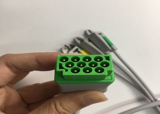 Multi Link EKG vervangende onderdelen Kabel 3 Lead met geïntegreerde Grabber Lead Wire 3.6M