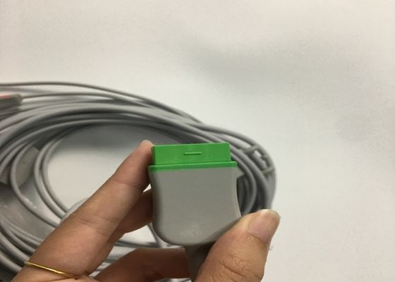 3 Lead ECG Trunk Cable 2106309-002 met geïntegreerde Grabber Leadwire 12FT