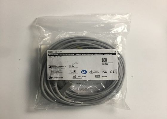 3 Lead ECG Trunk Cable 2106309-002 met geïntegreerde Grabber Leadwire 12FT