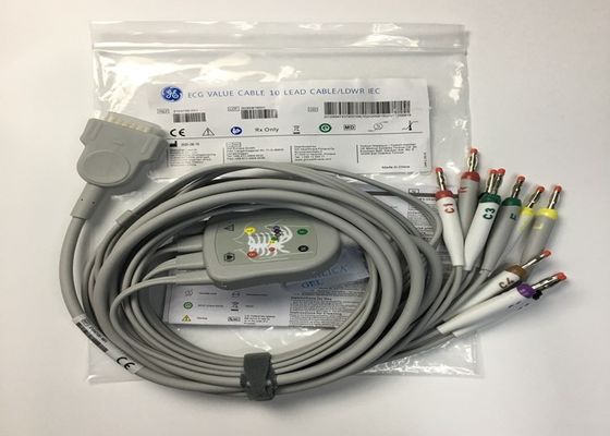 10 Lood-ECG-vervangingsonderdelen Kabel GE2104726-001 EU-norm