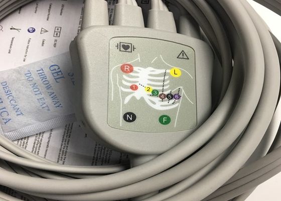 10 Lood-ECG-vervangingsonderdelen Kabel GE2104726-001 EU-norm