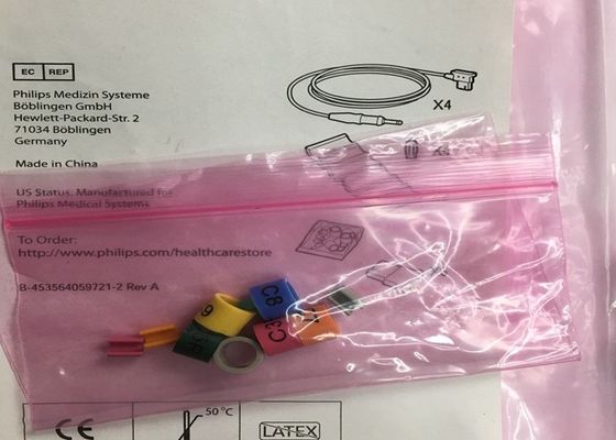 989803151761 Medisch apparaat verbruiksartikelen 4 leidingen Voor TC50 Phlip Patient Monitor