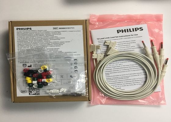 1M 12 Lead EKG Limb Leads 989803151711 Voor PHLIP TC30 TC50 TC70 Patiënt Monitor