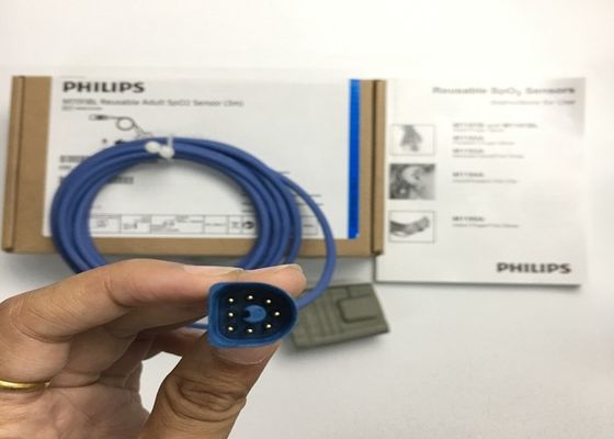Phlip M1191BL Medische apparatuur Onderdelen, SpO2-sensor voor volwassenen 3M D-vorm 8 pinnen