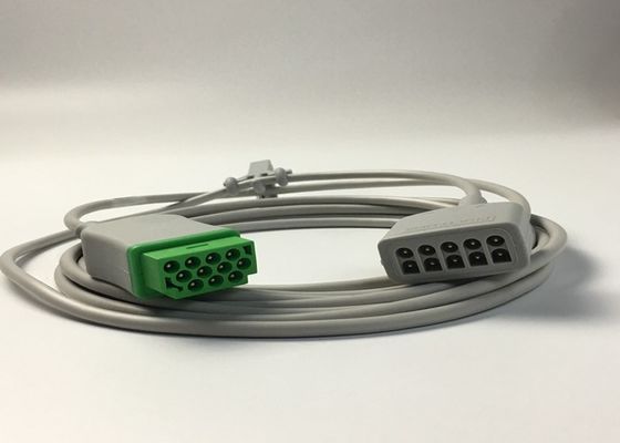 GE Volwassenen Multi Link EKG Lead Cable 3 Lead 5 Lead 3.6M 12ft 2017003-001
