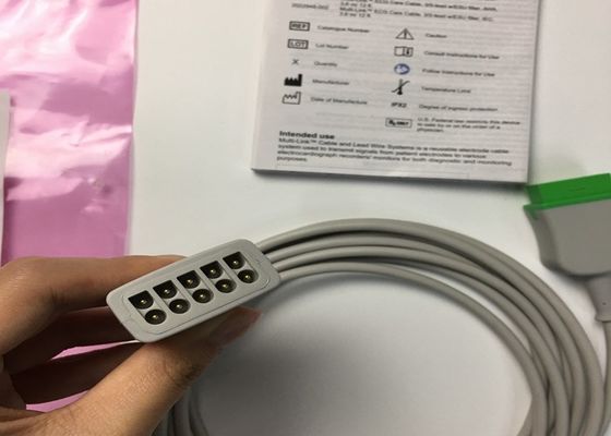 GE Volwassenen Multi Link EKG Lead Cable 3 Lead 5 Lead 3.6M 12ft 2017003-001