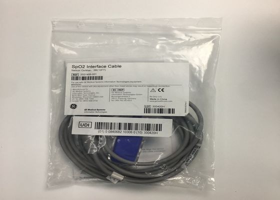 SpO2-interface medische apparatuur reserveonderdelen kabel 3M 10ft 2021406-001