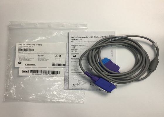 SpO2-interface medische apparatuur reserveonderdelen kabel 3M 10ft 2021406-001