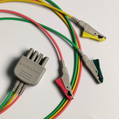 Duurzaam verbruiksmateriaal voor medische hulpmiddelen NIHON KOHDEN Elektrode lood (3) K911 BR-903P