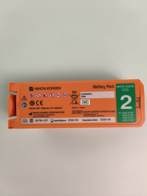 Nihon Kohden AED Defibrillator Batterij Alid Niet-oplaadbare NKPB-14301K X216A
