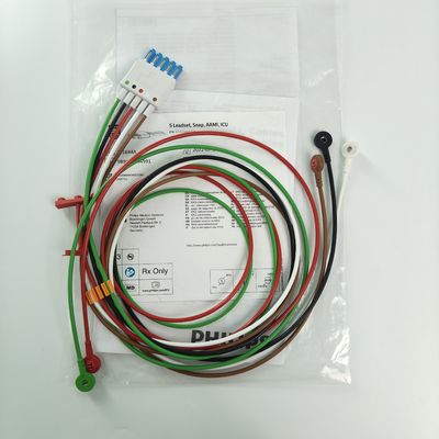 989803144991 Accessoires voor patiëntenmonitoren PHILIP CBL 5 Leadset Snap AAMI ICU REF M1644A
