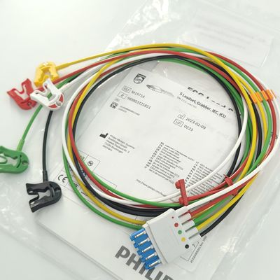 PHILIP Patient Monitor Medisch apparaat verbruiksartikelen CBL 5 Leadset Grabber IEC ICU REF M1971A 989803125851
