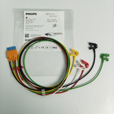 989803125871 Medisch apparaat verbruiksartikelen PHILIP Patiëntmonitor Originele CBL 5 Leadset Grabber IEC OR REF M1974A