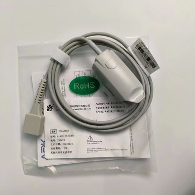 Originele Split Adult Finger Clip Bloedzuurstofsonde Gecodeerd 9 Pin DB9 Trapeziumvormige PN 15-100-0013