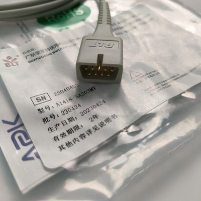 Originele Split Adult Finger Clip Bloedzuurstofsonde Gecodeerd 9 Pin DB9 Trapeziumvormige PN 15-100-0013