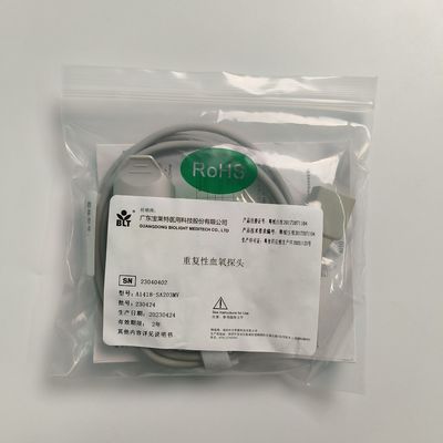 Originele Split Adult Finger Clip Bloedzuurstofsonde Gecodeerd 9 Pin DB9 Trapeziumvormige PN 15-100-0013