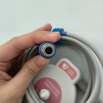 Onderzoek van de banden US Transducer voor F2/F3/F6 Fetale hartslag US Probe Dual Slot 4 Pin MS3-109301 (D)