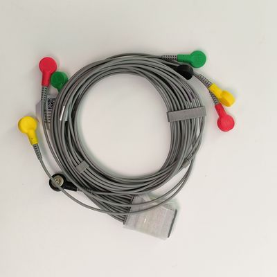 Oorspronkelijke dynamische Holter EKG looddraad 12 loodknop type REF EL10NISH01 IPN 01.57.471450