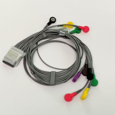 Oorspronkelijke dynamische Holter EKG looddraad 12 loodknop type REF EL10NISH01 IPN 01.57.471450