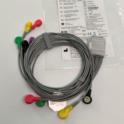 Oorspronkelijke dynamische Holter EKG looddraad 12 loodknop type REF EL10NISH01 IPN 01.57.471450