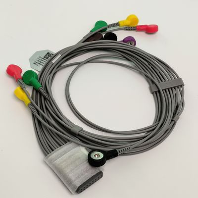 Oorspronkelijke dynamische Holter EKG looddraad 12 loodknop type REF EL10NISH01 IPN 01.57.471450