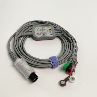 REF EC05DAS061 Monitor Hartdraad Geïntegreerd 5 Lood Defibrilleringsbestendige Buckel Type