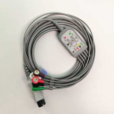 REF EC05DAS061 Monitor Hartdraad Geïntegreerd 5 Lood Defibrilleringsbestendige Buckel Type