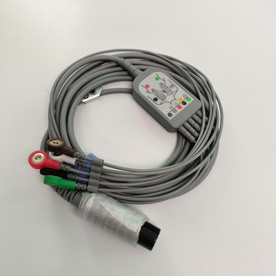 REF EC05DAS061 Monitor Hartdraad Geïntegreerd 5 Lood Defibrilleringsbestendige Buckel Type