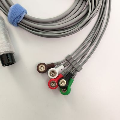 REF EC05DAS061 Monitor Hartdraad Geïntegreerd 5 Lood Defibrilleringsbestendige Buckel Type