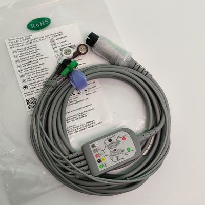 REF EC05DAS061 Monitor Hartdraad Geïntegreerd 5 Lood Defibrilleringsbestendige Buckel Type