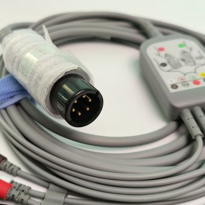 REF EC05DAS061 Monitor Hartdraad Geïntegreerd 5 Lood Defibrilleringsbestendige Buckel Type