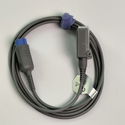 REF SHEC3 Bloedzuurstofverlengkabel 2M Blauw Ronde kop Single Slot 7 Pin L 2,0 meter