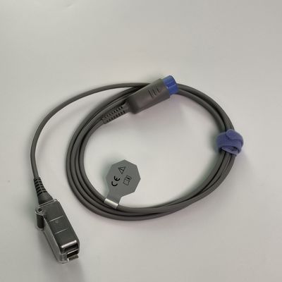 REF SHEC3 Bloedzuurstofverlengkabel 2M Blauw Ronde kop Single Slot 7 Pin L 2,0 meter