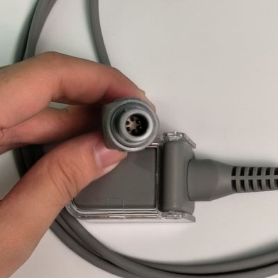 SHEC1 Bloedzuurstofproefverlengkabel 2M DB9 Adapter naar LEMO Plug 6 Pin Double Slot L2.0m