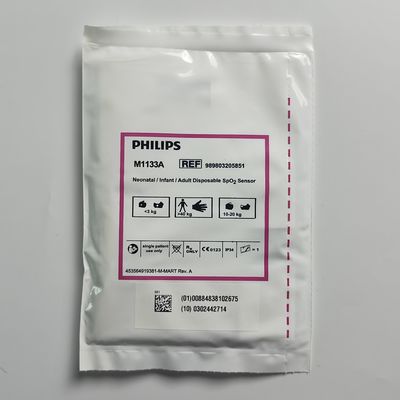 PHILIP Originele M1133A Neonatale / Baby / Volwassen Wegwerp SpO2 Sensor REF: 989803128551