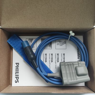 PHILIP Originele M1191B herbruikbare SpO2-sensor voor volwassenen (2m) REF:989803144371