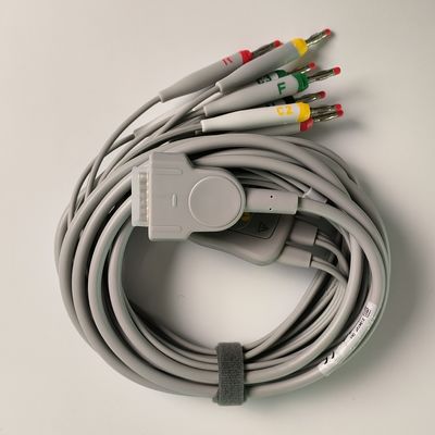 Elektrokardiogrammachine geïntegreerd 12 looddraad met 15 pinnen Europese standaard IEC Banana Head 4.0